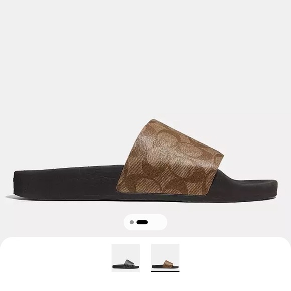 Men’s COACH OUTLET slides size 7 - Picture 2 of 6